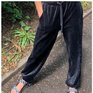 Juicy Couture Velour Cuffed Joggers